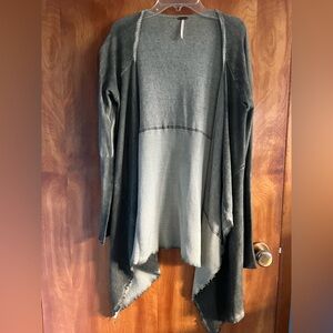 Free People Charcoal Cardigan